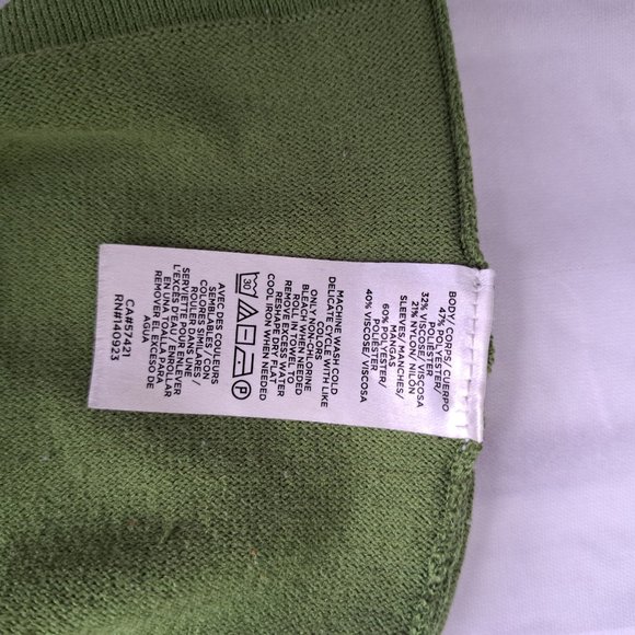 Ann Taylor Factor Knit Tshirt with ruffle sleeve size XS - Picture 2 of 4